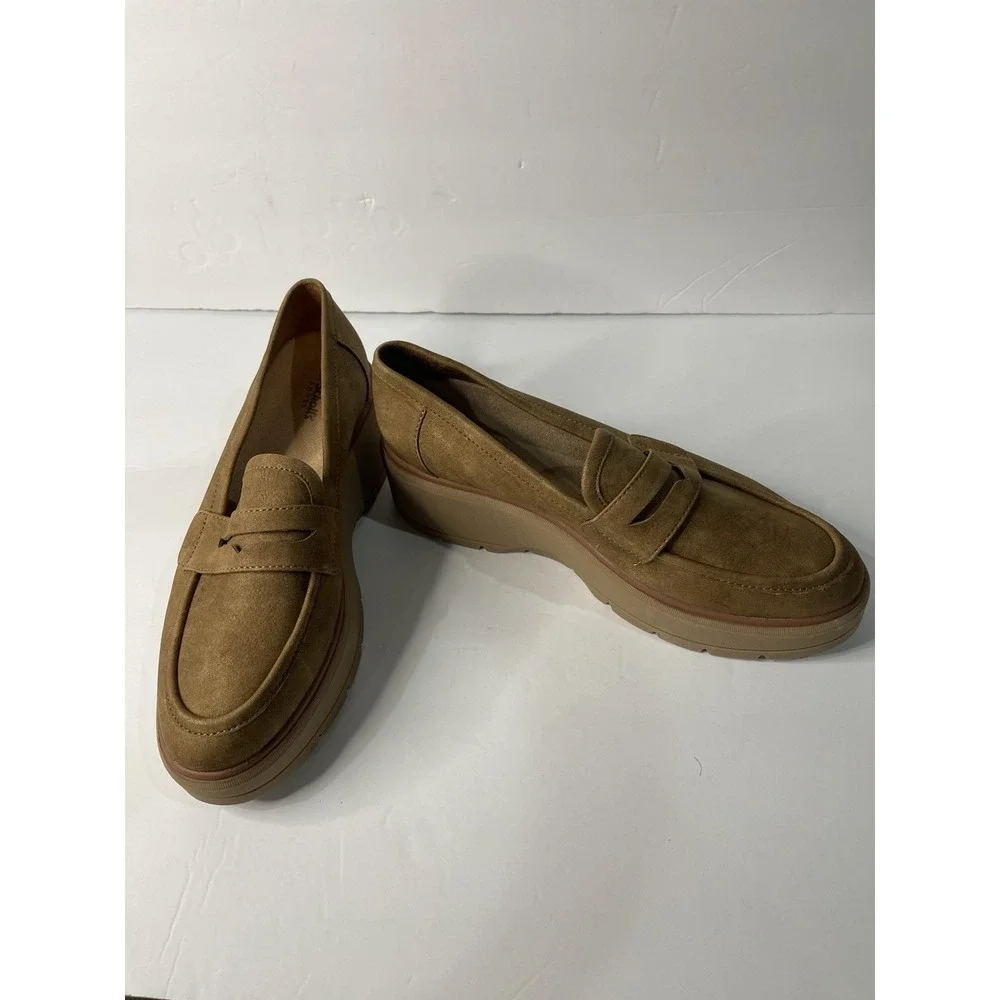 Dr. Scholl's Y2K‎ Chunky Women's Nice Day Max Loafer Platform Brown 9.5